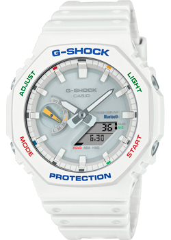 Японские наручные  мужские часы Casio GA-B2100FC-7A. Коллекция G-Shock