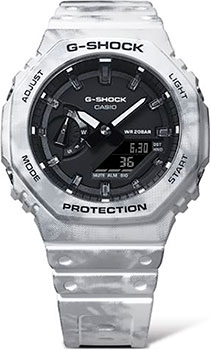 Японские наручные  мужские часы Casio GAE-2100GC-7AER. Коллекция G-Shock