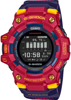 Японские наручные  мужские часы Casio GBD-100BAR-4ER. Коллекция G-Shock