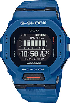 Японские наручные  мужские часы Casio GBD-200-2. Коллекция G-Shock