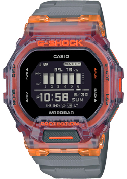 Японские наручные  мужские часы Casio GBD-200SM-1A5. Коллекция G-Shock