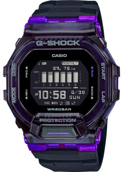 Японские наручные  мужские часы Casio GBD-200SM-1A6. Коллекция G-Shock
