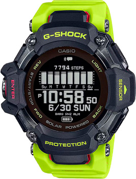 Японские наручные  мужские часы Casio GBD-H2000-1A9. Коллекция G-Shock