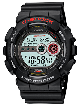 Японские наручные  мужские часы Casio GD-100-1A. Коллекция G-Shock