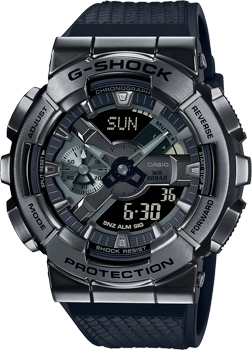 Японские наручные  мужские часы Casio GM-110BB-1A. Коллекция G-Shock