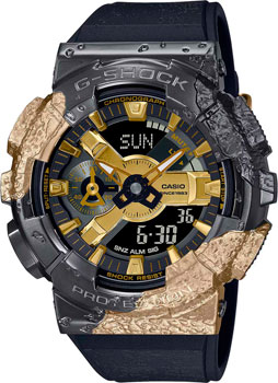 Японские наручные  мужские часы Casio GM-114GEM-1A9. Коллекция G-Shock