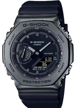 Японские наручные  мужские часы Casio GM-2100BB-1A. Коллекция G-Shock