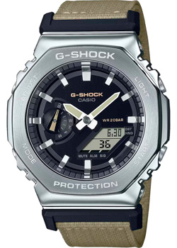 Японские наручные  мужские часы Casio GM-2100C-5A. Коллекция G-Shock