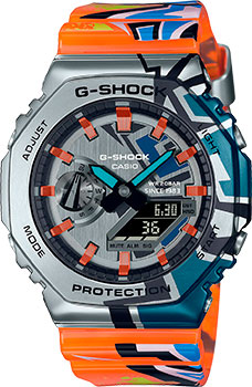 Японские наручные  мужские часы Casio GM-2100SS-1A. Коллекция G-Shock