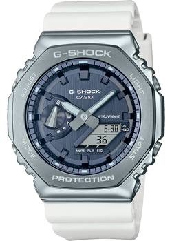Японские наручные  мужские часы Casio GM-2100WS-7A. Коллекция G-Shock