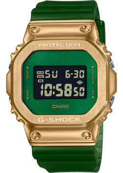 Японские наручные  мужские часы Casio GM-5600CL-3. Коллекция G-Shock