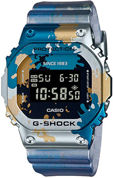 Японские наручные  мужские часы Casio GM-5600SS-1. Коллекция G-Shock