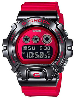 Японские наручные  мужские часы Casio GM-6900B-4ER. Коллекция G-Shock