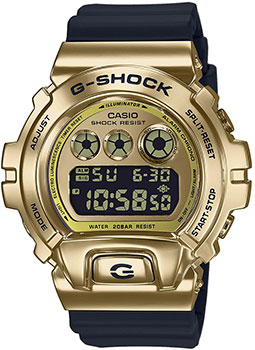 Японские наручные  мужские часы Casio GM-6900G-9ER. Коллекция G-Shock