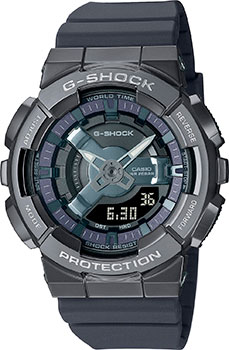 Японские наручные  женские часы Casio GM-S110B-8A. Коллекция G-Shock