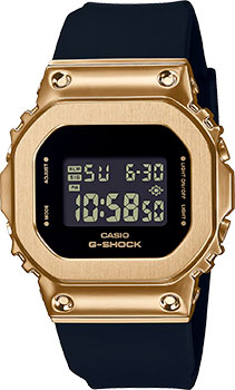 Японские наручные  женские часы Casio GM-S5600GB-1. Коллекция G-Shock