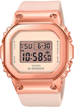 Японские наручные  женские часы Casio GM-S5600PG-4ER. Коллекция G-Shock