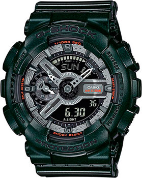 Японские наручные  женские часы Casio GMA-S110MC-3A. Коллекция G-Shock