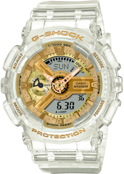 Японские наручные  женские часы Casio GMA-S110SG-7A. Коллекция G-Shock