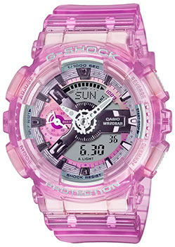 Японские наручные  мужские часы Casio GMA-S110VW-4A. Коллекция G-Shock