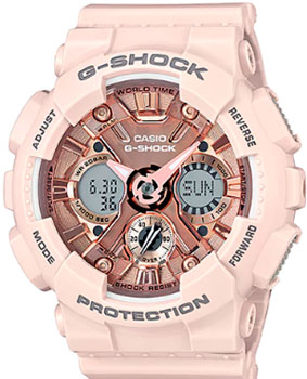 Японские наручные  женские часы Casio GMA-S120MF-4A. Коллекция G-Shock