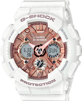 Японские наручные  женские часы Casio GMA-S120MF-7A2. Коллекция G-Shock