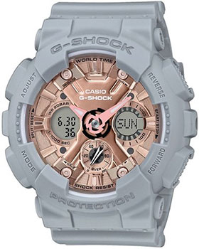 Японские наручные  женские часы Casio GMA-S120MF-8AER. Коллекция G-Shock