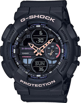 Японские наручные  женские часы Casio GMA-S140-1AER. Коллекция G-Shock