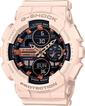 Японские наручные  мужские часы Casio GMA-S140M-4AER. Коллекция G-Shock
