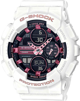 Японские наручные  мужские часы Casio GMA-S140M-7AER. Коллекция G-Shock