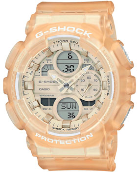 Японские наручные  женские часы Casio GMA-S140NC-7AER. Коллекция G-Shock