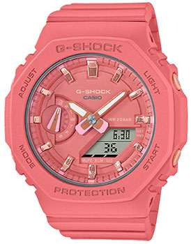 Японские наручные  женские часы Casio GMA-S2100-4A2DR. Коллекция G-Shock