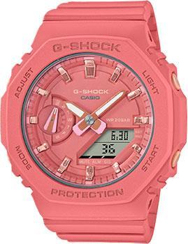 Японские наручные  женские часы Casio GMA-S2100-4A2ER. Коллекция G-Shock