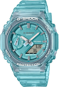 Японские наручные  мужские часы Casio GMA-S2100SK-2AER. Коллекция G-Shock