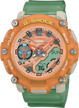 Японские наручные  женские часы Casio GMA-S2200PE-5A. Коллекция G-Shock