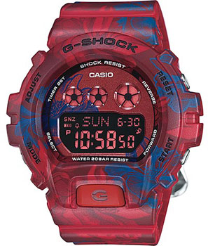 Японские наручные  мужские часы Casio GMD-S6900F-4E. Коллекция G-Shock