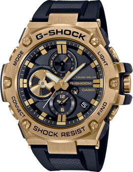 Японские наручные  мужские часы Casio GST-B100GB-1A9. Коллекция G-Shock