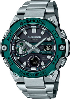 Японские наручные  мужские часы Casio GST-B400CD-1A3ER. Коллекция G-Shock