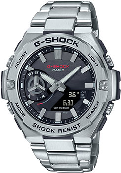 Японские наручные  мужские часы Casio GST-B500D-1AER. Коллекция G-Shock