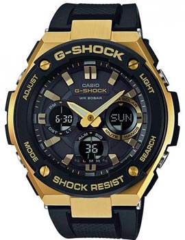 Японские наручные  мужские часы Casio GST-S100G-1A. Коллекция G-Shock