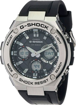 Японские наручные  мужские часы Casio GST-S110-1A. Коллекция G-Shock