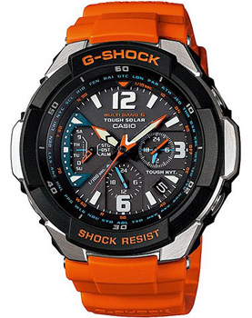 Японские наручные  мужские часы Casio GW-3000M-4A. Коллекция G-Shock