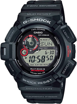 Японские наручные  мужские часы Casio GW-9300-1. Коллекция G-Shock