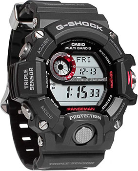 Японские наручные  мужские часы Casio GW-9400-1ER. Коллекция G-Shock