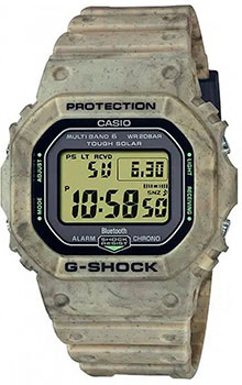 Японские наручные  мужские часы Casio GW-B5600SL-5. Коллекция G-Shock