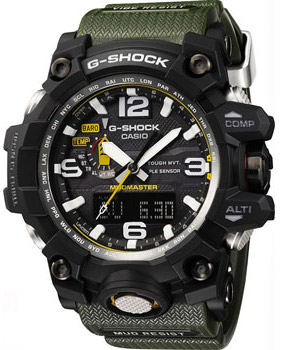 Японские наручные  мужские часы Casio GWG-1000-1A3. Коллекция G-Shock