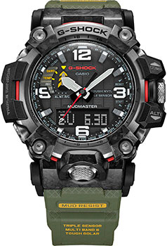 Японские наручные  мужские часы Casio GWG-2000-1A3ER. Коллекция G-Shock