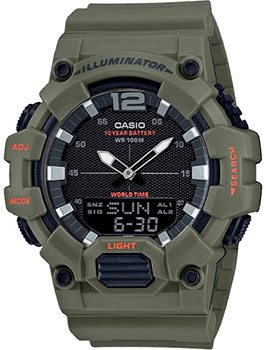 Японские наручные  мужские часы Casio HDC-700-3A2VEF. Коллекция Ana-Digi