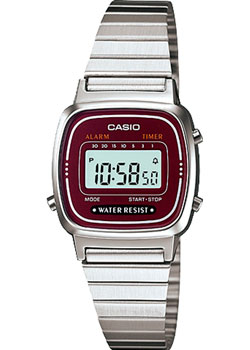 Японские наручные  женские часы Casio LA670WA-4D. Коллекция Vintage