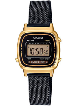 Японские наручные  женские часы Casio LA670WEMB-1E. Коллекция Vintage